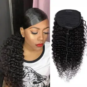 Drawstring Ponytail Deep Wave Ponytail